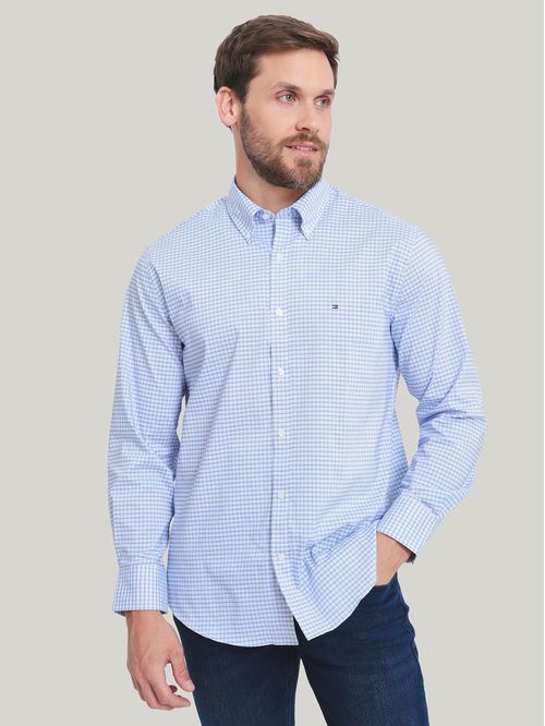 CAMISA VESTIR DRESS SHIRT LIGHT BLUE