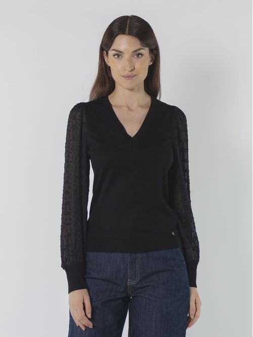 SWEATER VNCK 2FER CLIP SWTR