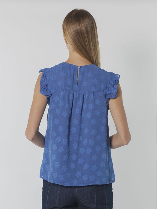 BLUSA FLRT CLIP FLTTR SLV TOP