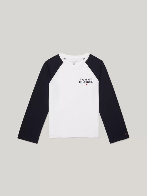 KB COLORBLOCK RAGLAN STACKED T