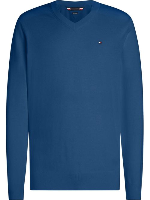 PIMA ORG CTN CASHMERE V NECK