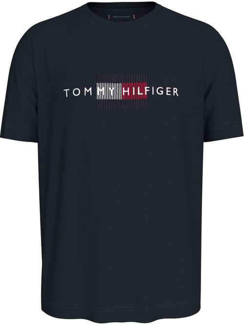 HILFIGER FLAG EMBRO TEE