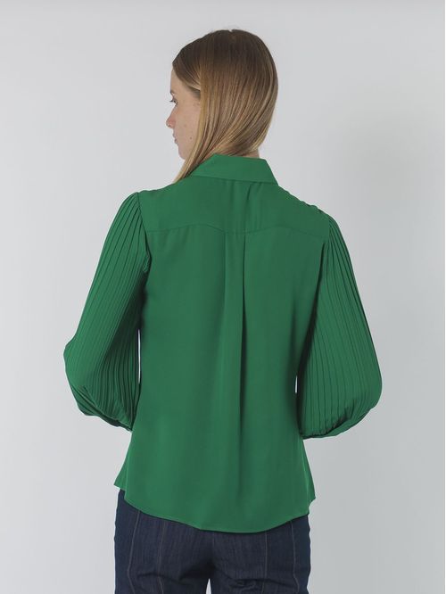 SLD PLTD L/S BTN FRNT