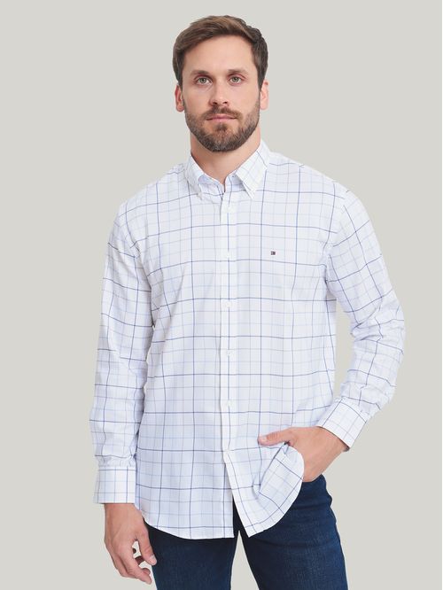 CAMISA VESTIR DRESS SHIRT GREY MULTI