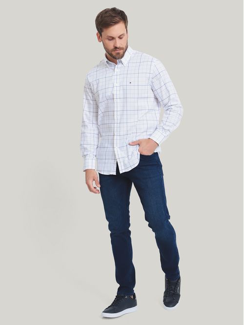 CAMISA VESTIR DRESS SHIRT GREY MULTI