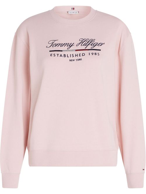 SWEATSHIRT MDRN REG SCRIPT C-NK SWTSHRT