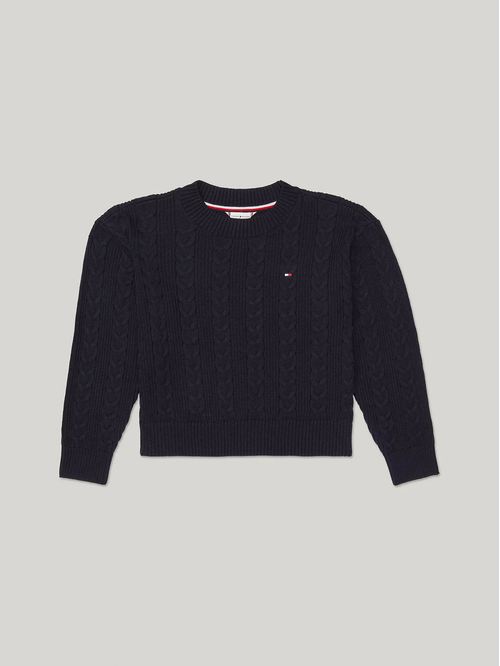 KG CABLE CREW SWEATER