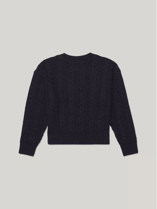 KG CABLE CREW SWEATER