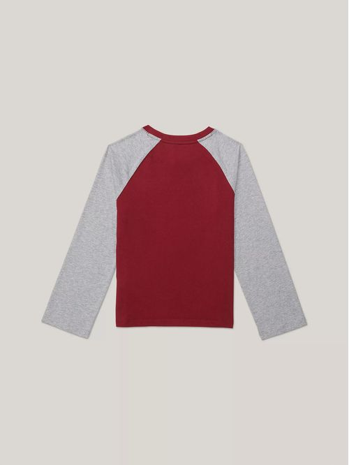 KB COLORBLOCK RAGLAN STACKED T