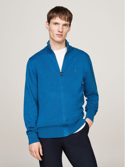 PIMA ORG CTN CASHMERE ZIP THRU