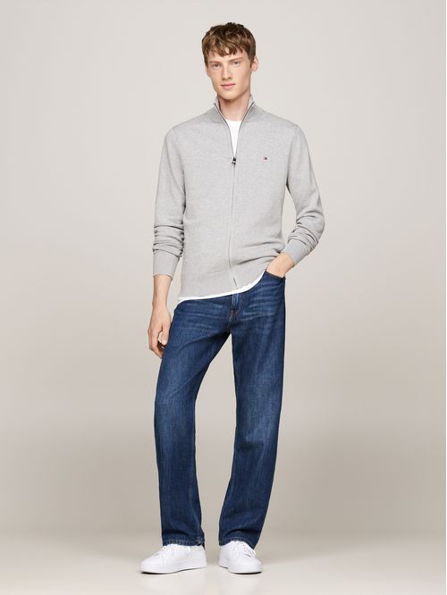 PIMA ORG CTN CASHMERE ZIP THRU