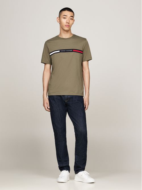 HILFIGER CHEST INSERT TEE