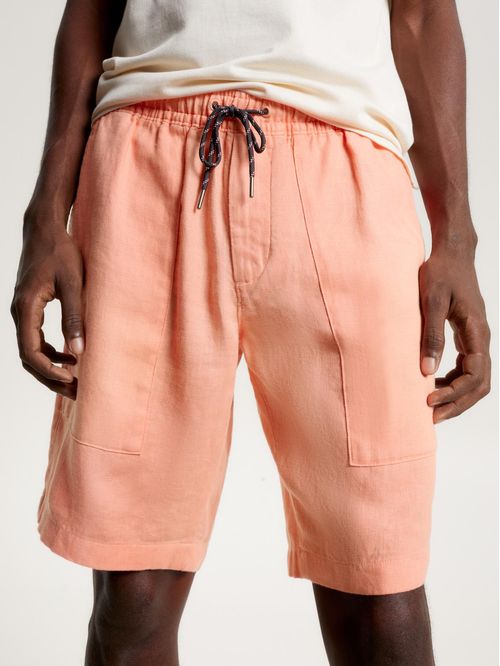 SHORT HARLEM SOLID LINEN PO UTILITY TH