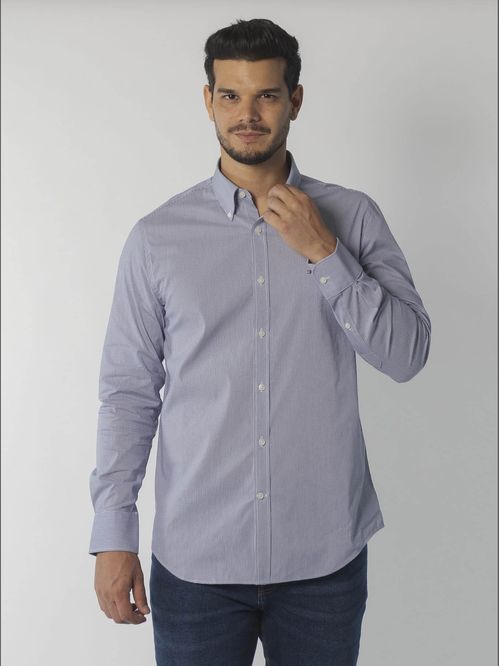 CAMISA VESTIR DRESS SHIRT NAVY