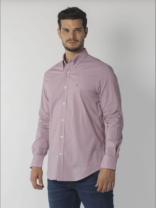 CAMISA VESTIR DRESS SHIRT DARK RED