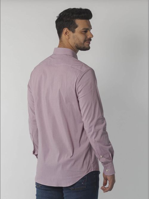 CAMISA VESTIR DRESS SHIRT DARK RED