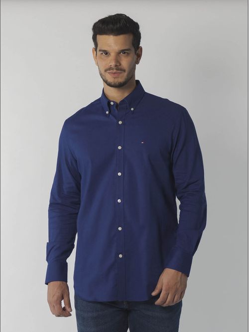 CAMISA VESTIR DRESS SHIRT ROYAL NAVY