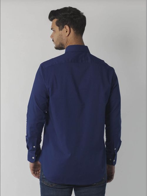 CAMISA VESTIR DRESS SHIRT ROYAL NAVY