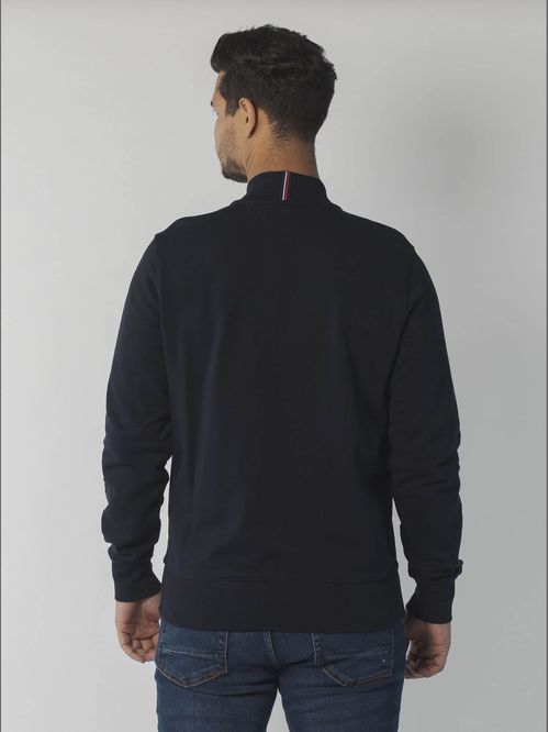 SWEATSHIRT M BASEBALL COLLAR ZIP THROUGH