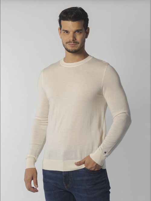 SWEATER DC FINE GAUGE MERINO CREW NK