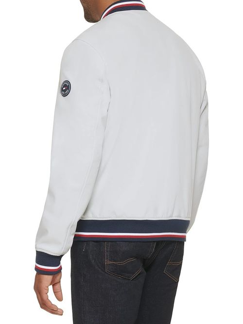 CASACA VARSITY BOMBER WITH TRI-COLOR