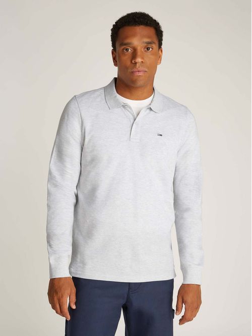POLO TJM SLIM PLACKET LS POLO