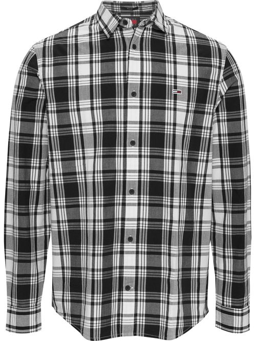 CAMISA TJM REG POPLIN CHECK SHIRT