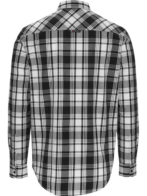 CAMISA TJM REG POPLIN CHECK SHIRT