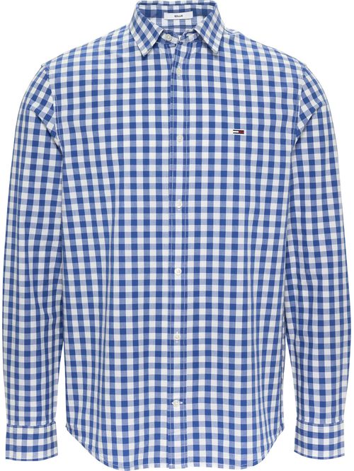 CAMISA TJM REG POPLIN CHECK SHIRT