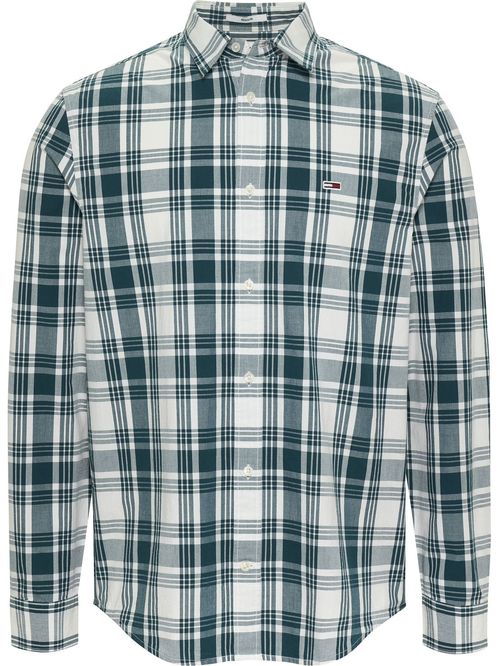 CAMISA TJM REG POPLIN CHECK SHIRT TH