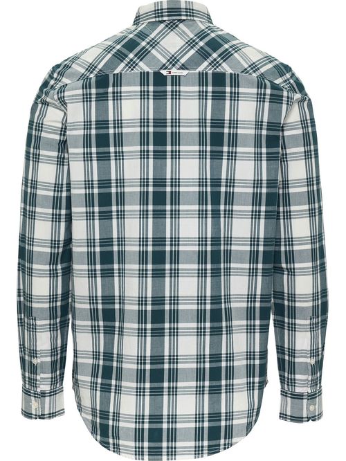 CAMISA TJM REG POPLIN CHECK SHIRT TH