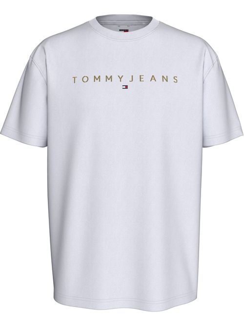 CAMISETA TJM REG GOLD LINEAR LOGO TEE E