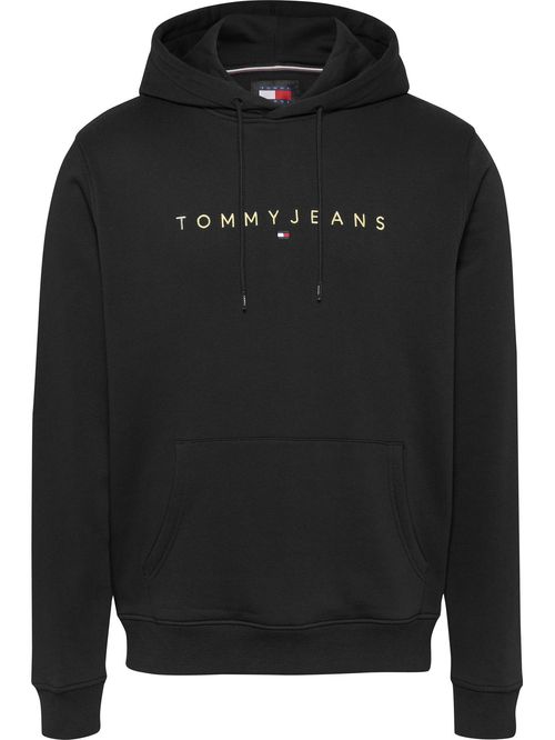 SWEATSHIRT TJM REG LINEAR GOLD HOOD EXT