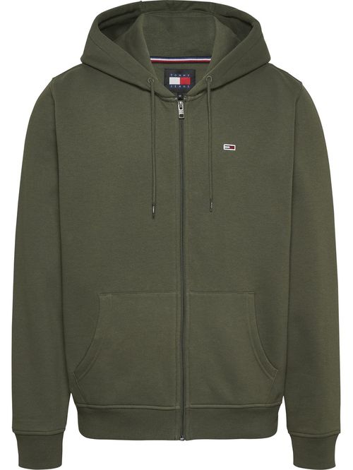 SWEATSHIRT TJM REG S FLAG ZIP THRU