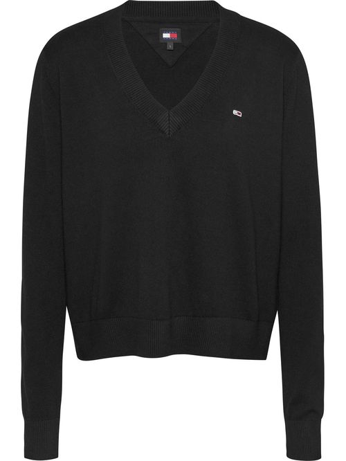SWEATER TJW ESSENTIAL VNECK SWEATER EX TH
