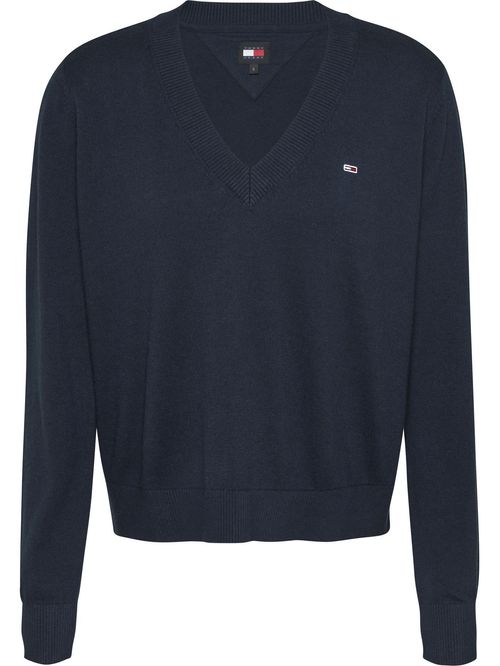 SWEATER TJW ESSENTIAL VNECK SWEATER EX TH