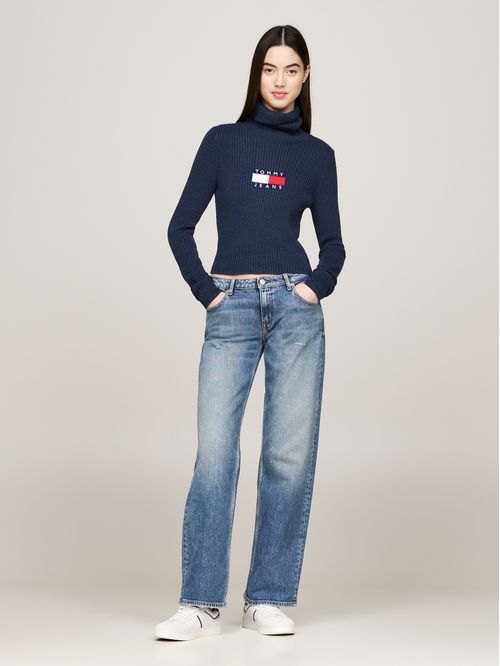 SWEATER TJW MELANGE TRTLNCK FLAG SWEAT TH