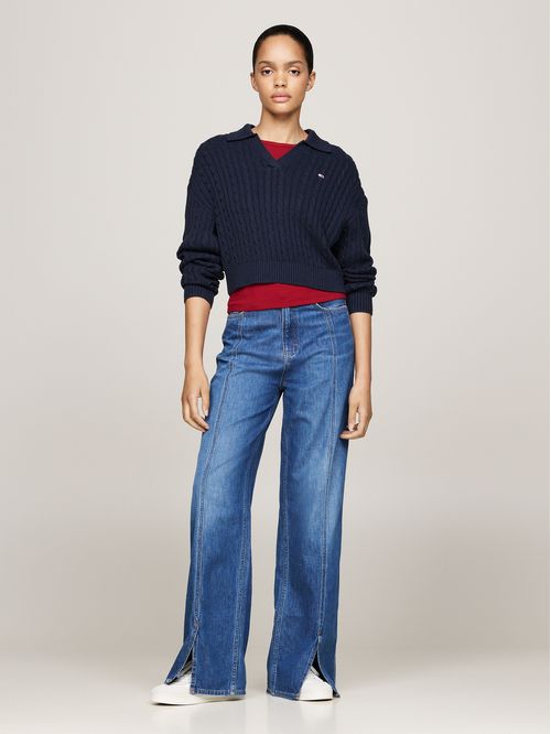 SWEATER TJW CABLE RUGBY SWEATER