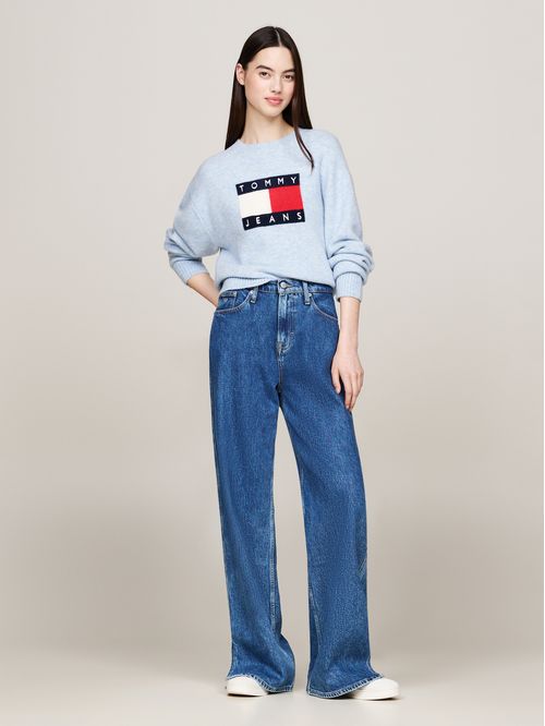 SWEATER TJW MELANGE FLAG SWEATER EXT TH