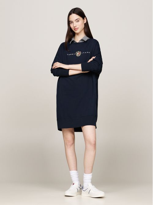 VESTIDO TJW CREST LINEAR CREW DRESS EX