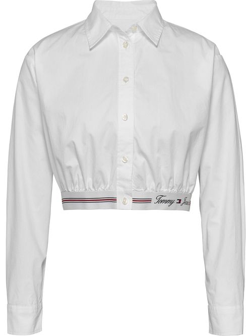 BLUSA TJW CROP LOGO TAPING SHIRT