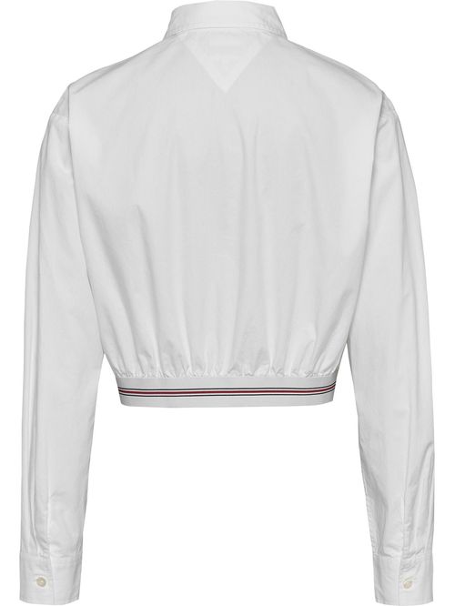 BLUSA TJW CROP LOGO TAPING SHIRT