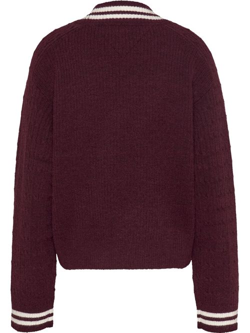 SWEATER TJW VNCK CREST CABLE SWEATER E