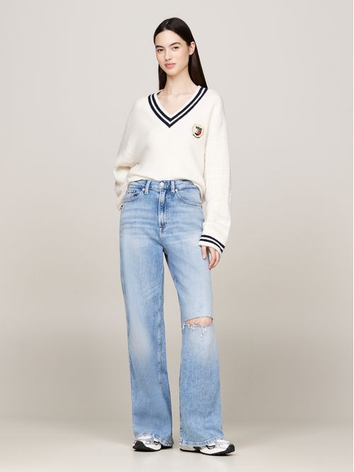 SWEATER TJW VNCK CREST CABLE SWEATER E