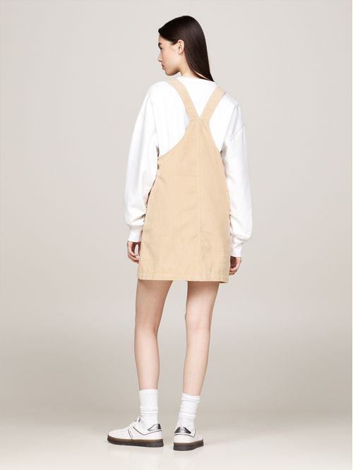 VESTIDO TJW FINE CORD PINAFORE DRESS