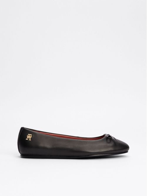 ZAPATOS BALLERINA LEATHER FLAT BOW