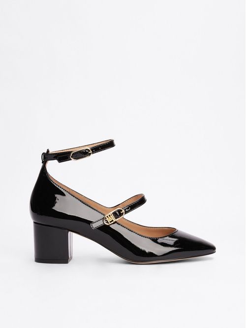 ZAPATOS PUMP DOUBLE STRAP PATENT LEATH