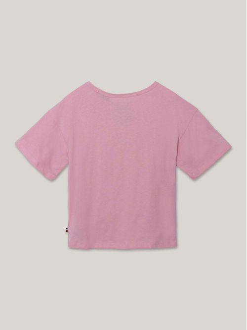 CAMISETA TOMMY SCRIPT 'H' SS KNOTTED TE