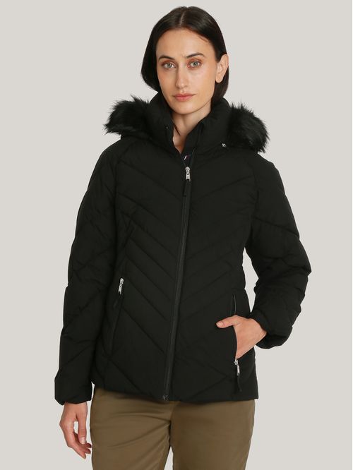 CASACA SHORT PUFFER W. FUR