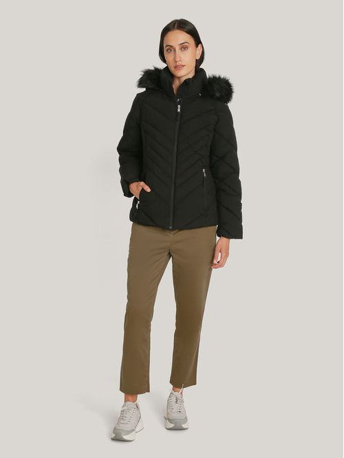 CASACA SHORT PUFFER W. FUR